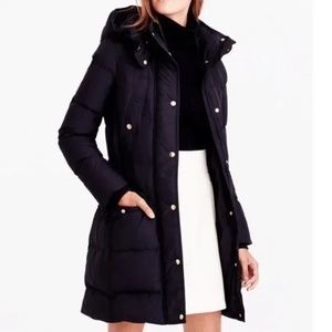 J Crew Wintress Hooded Down Puffer Coat